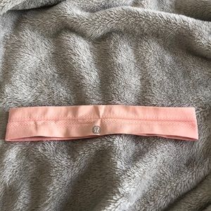 Lululemon peach colored headband